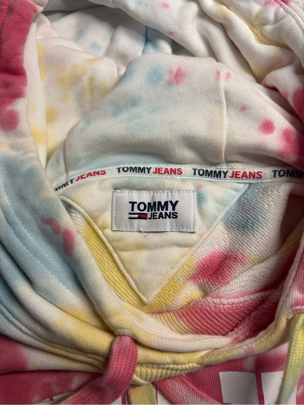Tommy Hilfiger Tie-Dye Hoodie & Sweatpants Set - Pink, Blue, Yellow